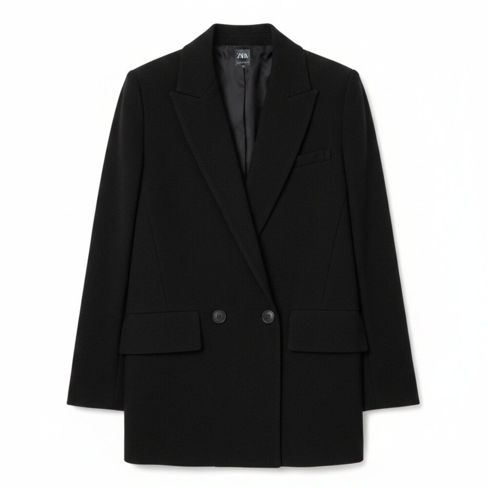 ZARA 🖤 Classic Elegant black oversized blazer - Large